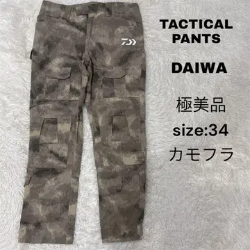 TACTICAL PANTS 카고 팬츠 34 DAIWA 카모플라주