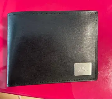 CK CALVIN KLEIN 블랙 접이식 지갑