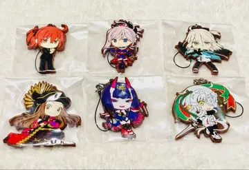 FGO 제일복권 ~검도일섬~ 러버 스트랩 6종 세트