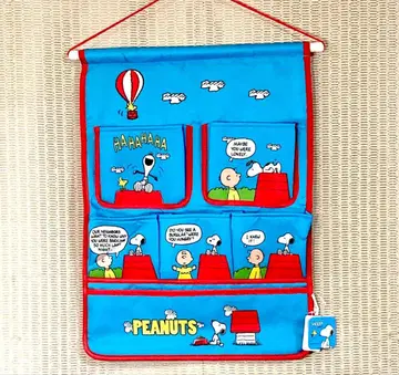 스누피 월 포켓 수납 snoopy 레트로