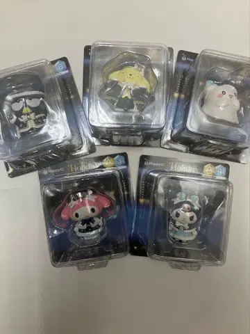 산리오 캐릭터즈 홀리데이 컬렉션 A상 5체 세트 쿠로미 외
