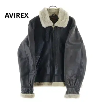 AVIREX B-3 무스탕 가죽 플라이트 자켓