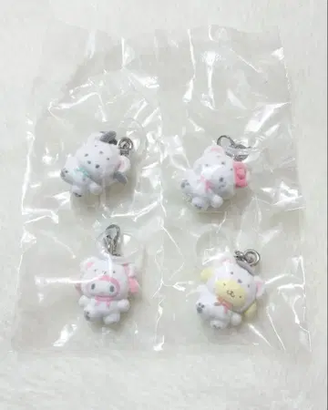 산리오 캐릭터즈 포근포근 스노우 가챠 가샤폰 메지루시