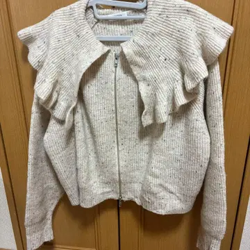 로리즈팜 프릴 BIG 컬러 가디건 LS