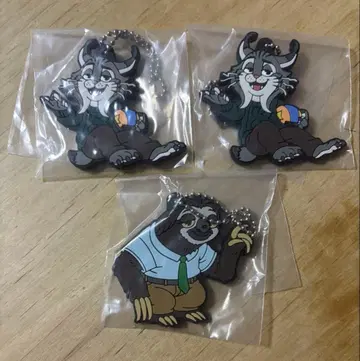 데포라바! 주토피아2 키링 러버 스트랩