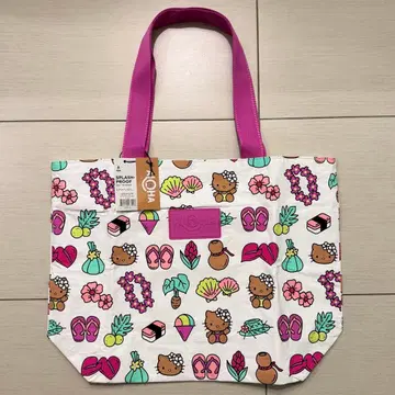 [새상품] 알로하 컬렉션*헬로키티*토트백*하와이 한정판*일광화상 키티