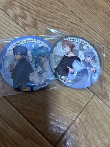 컬러풀 피치 캔뱃지 카드 루나