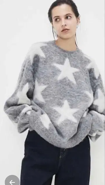 컨버스 도쿄 스타 패턴 니트