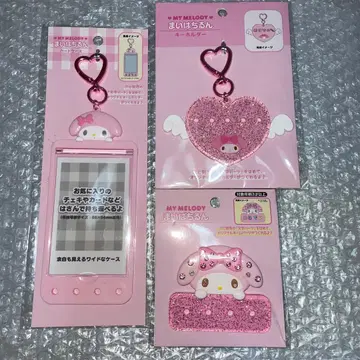 마이멜로디 마이파치룬 카드 케이스 키링 배지