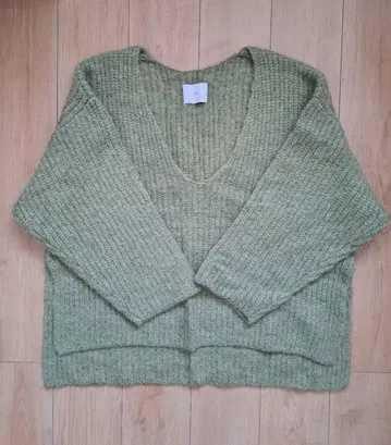 CFT. V넥 오버 니트 V넥 오버 사이즈 니트