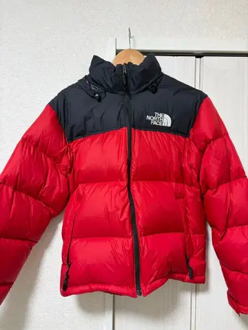 THE NORTH FACE 다운 자켓 S 사이즈 레드/블랙