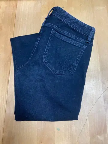 MARUKO 데님 팬츠 블랙