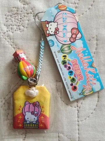 초레어템! 지역 한정 키티! 사가 한정 벌룬 버전 부적 마스코트 끈