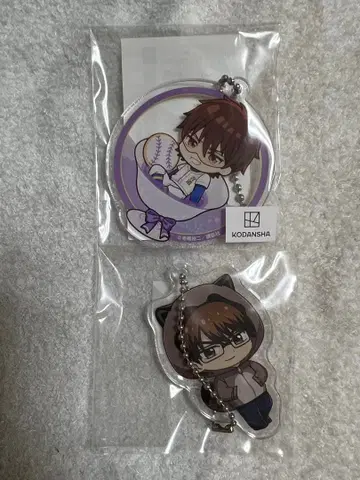 다이아몬드 A 미유키 카즈야 아크릴 키링 세트 5