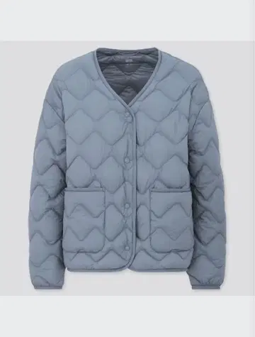 유니클로 울트라 라이트 다운 릴랙스 자켓 블루 XL