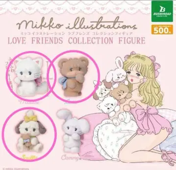 mikko 러브 프렌즈 컬렉션 피규어 3체 세트