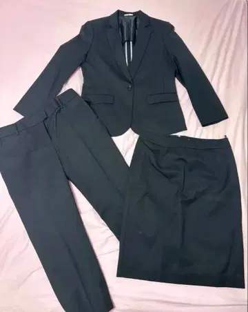정장 셀렉트 블랙 수트 3종 세트 (자켓 팬츠 스커트)