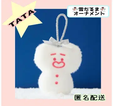 BT21 TATA 홀리데이 눈사람 오너먼트 1