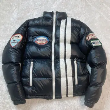 아메카지 TMT 다운 자켓 M 로고 와펜