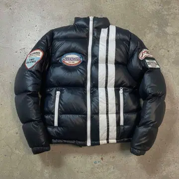 아메카지 TMT 다운 자켓 M 로고 와펜