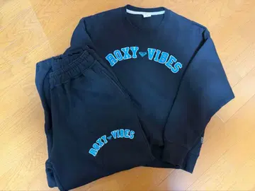ROXY VIBES 맨투맨 셋업 블랙 S사이즈