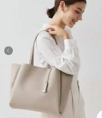 바이컬러 스무스 토트백