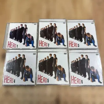 HERO DVD 6장 세트 기무라 타쿠야 히어로