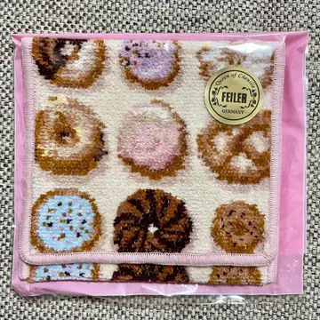 FEILER 러브리바이페이러 모그모그도넛 손수건 파우치