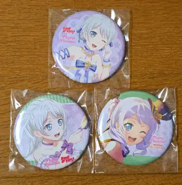 뱅드림 와카미야 이브 캔뱃지 게이머즈 특전 3개