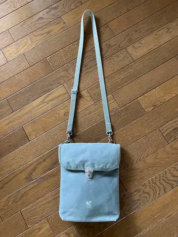 신잔로 캔버스 숄더 백 카키 그레이 사코슈 대 이치자와 캔버스