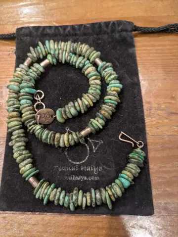 츠나이 하이 터콰이즈 목걸이 약 60cm