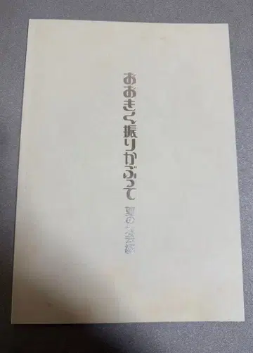 무대 크게 휘두르기 여름 대회편 팜플렛