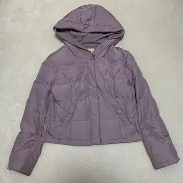 MISCH MASCH 미슈마슈 다운 자켓 후드 부착 연보라 M