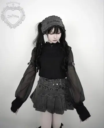 DimMoire 니트 x 시어 탑