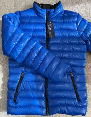 다운 자켓 아우터 남성용 블루 레전더리 게이트