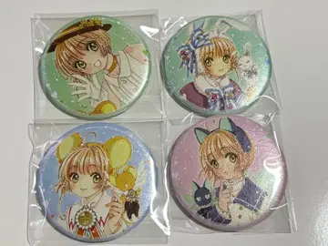 카드캡터 사쿠라 캐릭터 배지 컬렉션 4개 세트 CC사쿠라