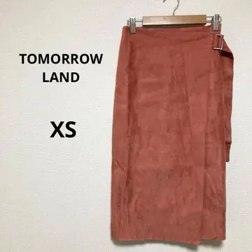 투모로우랜드 여성용 타이트 스커트 살몬 핑크 무지 34 XS
