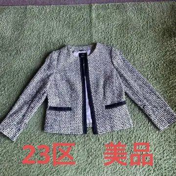 새상품급 23구 노카라 자켓 사이즈 44 송년회나 이벤트에 꼭