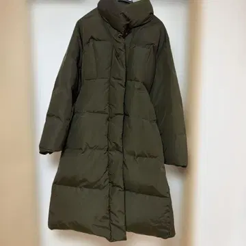 TABASA 올리브 롱 다운 자켓 사이즈 34