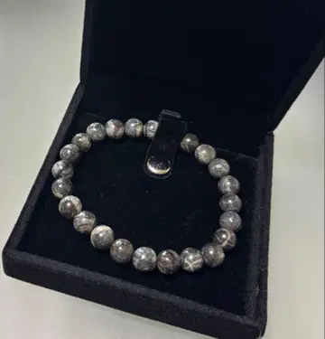 야마토 빛돌 팔찌 (인증서 포함) AAA 랭크 줄무늬 그린