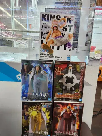 원피스 키자루 사카즈키 아오키지 곰 루피 기어 5 피규어