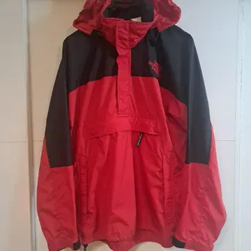 THE NORTH FACE 나일론 마운틴 파카 빨간색 L