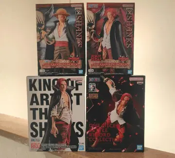 [ 미개봉 새상품 ] 원피스 피규어 세트 루피 샹크스 4개 일괄