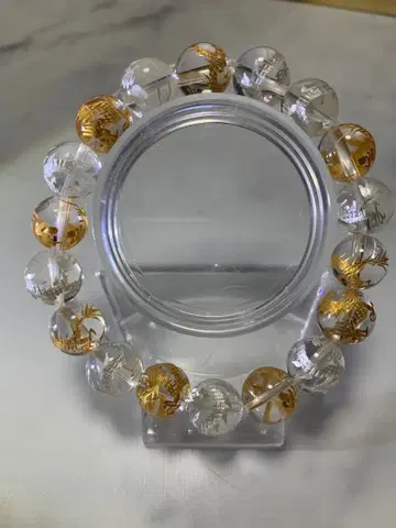 용 조각 수정 12mm 안지름 18cm