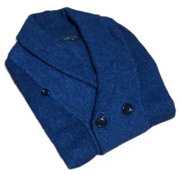 BEAMS 빔즈 가디건 더블 네이비 컬러