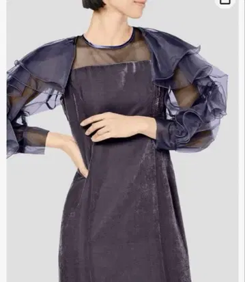 FRAY I.D 프릴 볼레로 콤비 원피스