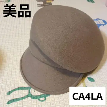 ca4la 베이지 변형 헌팅 캡