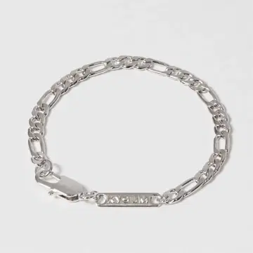 KY9 JM 실버 체인 팔찌