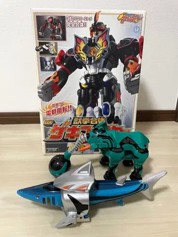 DX 수권 합체 게키파이어 게키엘리펀트 게키샤크 세트