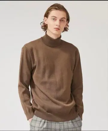 STUDIOUS 워셔블 밀라노 리브 터틀넥 니트